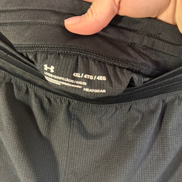 Under Armour Black Athletic Shorts with Breathable Mesh Mens 4XL - Picture 4 of 4